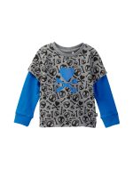 tokidoki Bambino Twofer Long Sleeve Tee (Dark Grey)