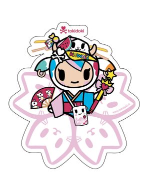 Sakura Mozzarella Die Cut Sticker