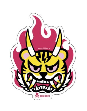 Tigeroni Flames Die Cut Sticker